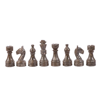 Oceanic Grey Chess Figures