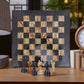 Marble Hives Luxury Handmade Marble Chess Set – Black & Onyx Green