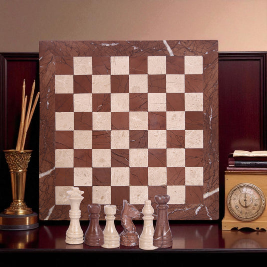 Marble Hives Luxury Handmade Marble Chess Set – Marina & Virona