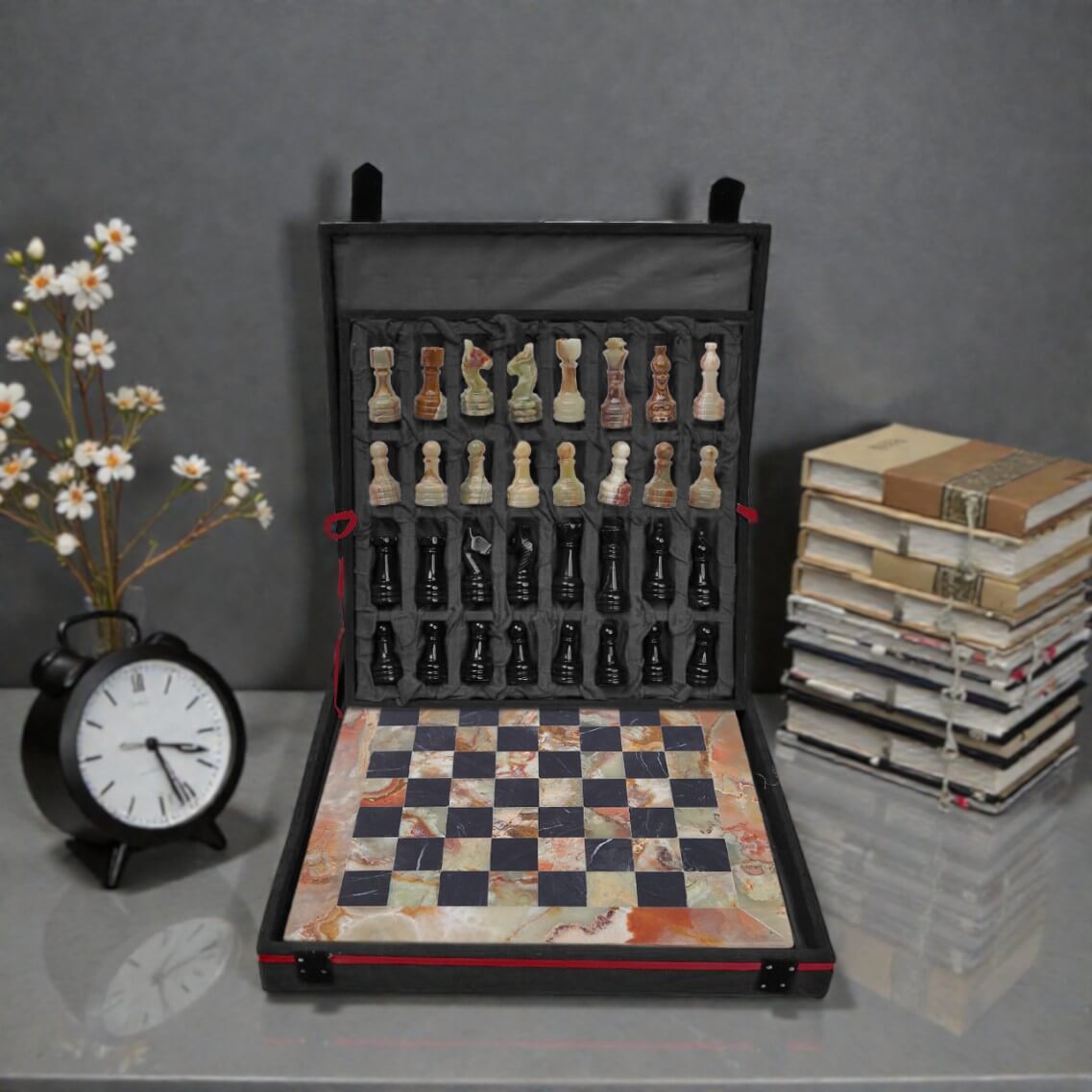 handmade marble chess set