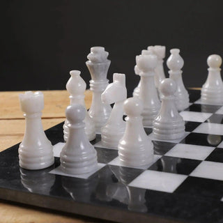 Black and White Chess Figures