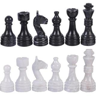 Black and White Chess Figures