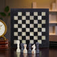 Marble Hives Luxury Handmade Marble Chess Set -Black and Onyx -10 Inch