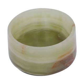 Onyx Green Marble Pet Bowl