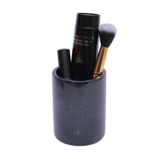 Black Marble Pen Holder