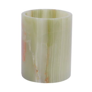 marble Onyx Green Pen Holder for desk