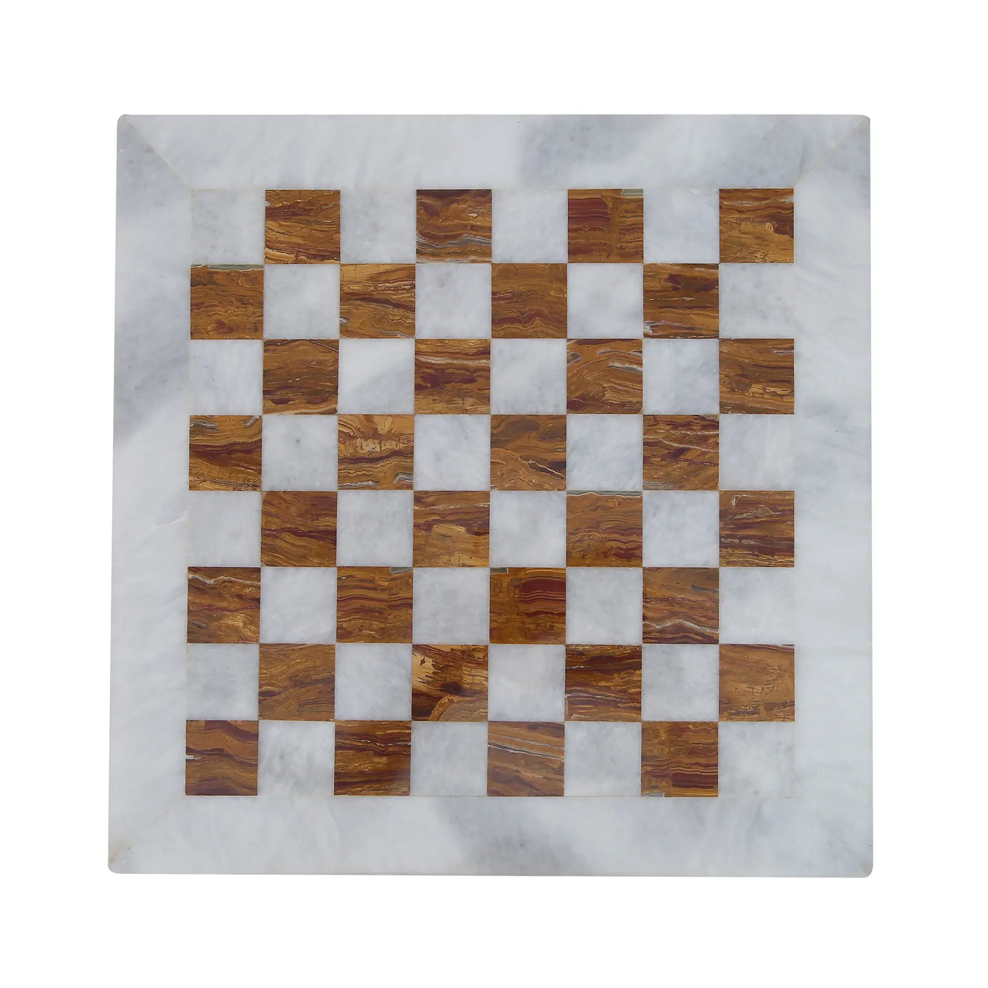 white and brown chess board