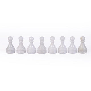 White and Black Marble Chess Set