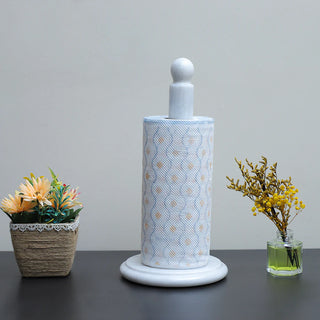 Marble White Paper Towel Holder